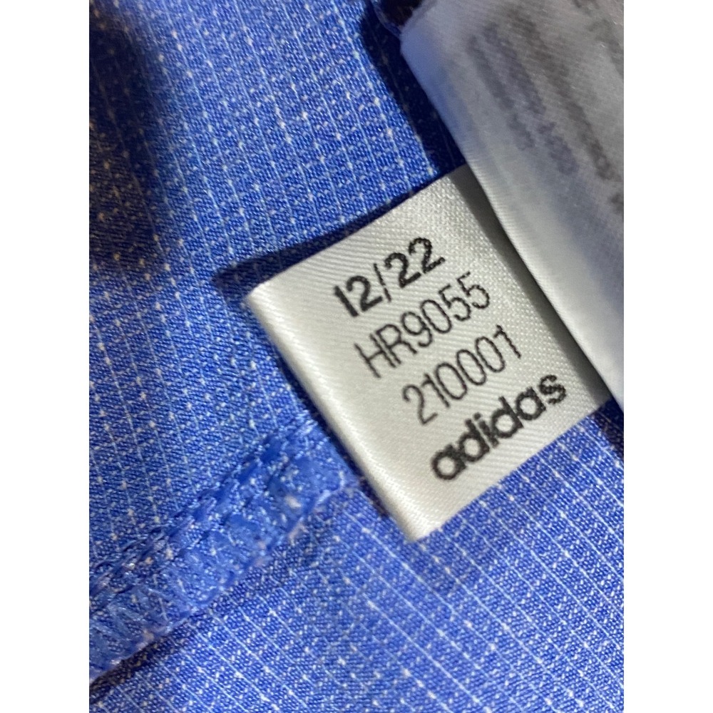 Adidas Golf Shorts Mens 38 Blue Cross Hatch Stretch Performance HR9055 - Picture 8 of 11